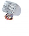 Mini LED Tail Light Red/Red/Amber, Each