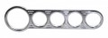 BILLET ALUMINUM DASH BOARD 1 lg. 4 sm. holes