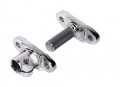 CHROME STEERING BOX AND SHAFT COUPLER