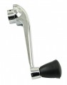 Window Crank, 56-67, Black Knob, Each